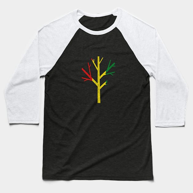 Rastafarians Tree Baseball T-Shirt by Exosam